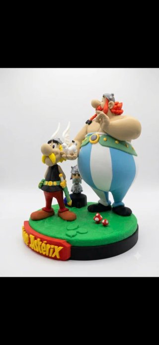 Diorama Astérix y Obélix