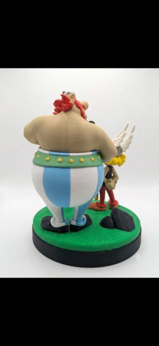 Diorama Astérix y Obélix