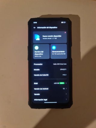 Oppo A16s + custodia antiurto + protezione