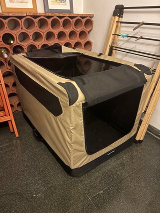 Transportín plegable para perros y gatos