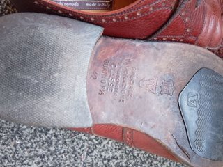 Scarpe Vintage Pelle Bordeau Stringate Eleganti 42