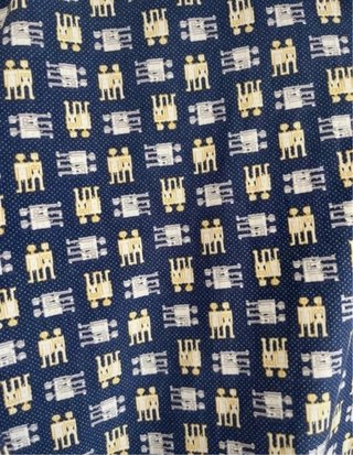 Camisa Desigual Hombre Azul Estampada Manga Larga