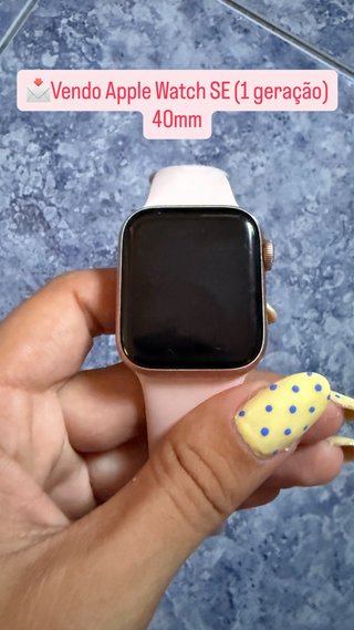 Apple Watch SE Rose Gold 1ª Geração
