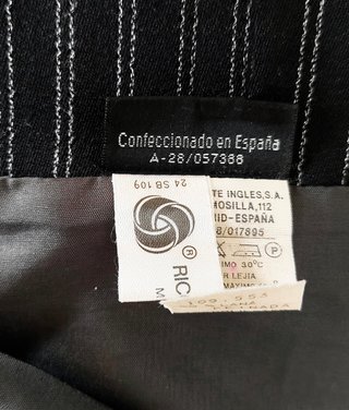 Falda El Corte Inglés Raya Diplomática T42