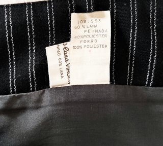 Falda El Corte Inglés Raya Diplomática T42