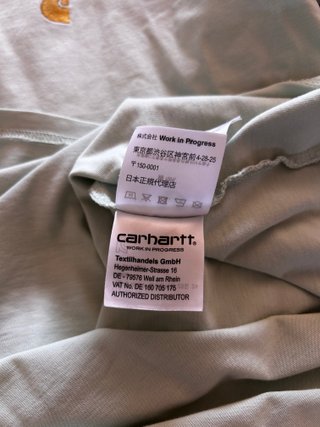 Camiseta Carhartt verde claro