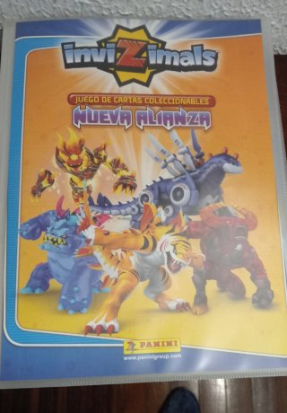 Invizimals Nueva Alianza 215 Cartas + Álbum