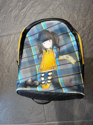 Mochila Gorjuss con dibujo de niña