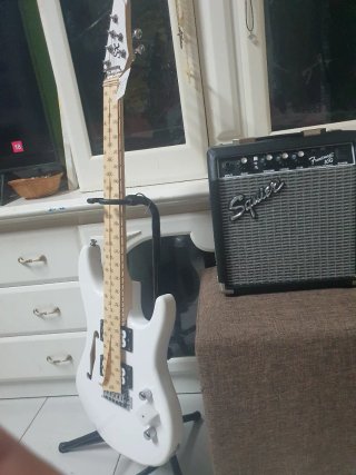 Guitarra Eléctrica SX Semi-Hollow Blanca