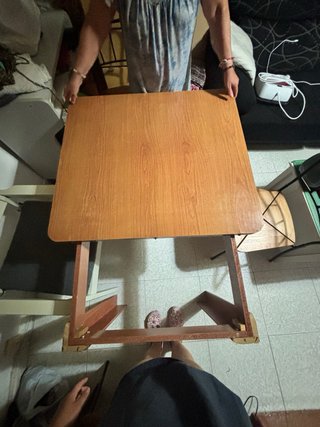 Mesa de madera extensible 75x89x178