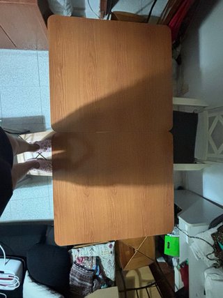 Mesa de madera extensible 75x89x178