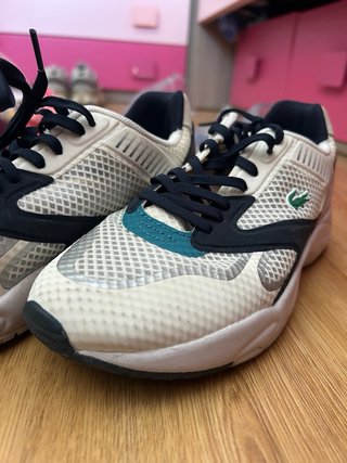 Deportivas Lacoste Blancas y Rosas