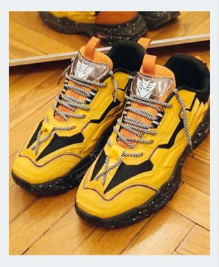 Sneakers SS Transformers Giallo Nero