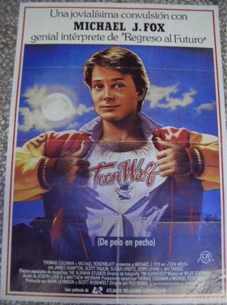 Cartel Cine Teen Wolf Michael J. Fox