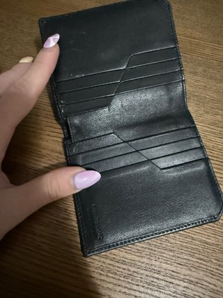 Tarjetero Montblanc Negro Perforado