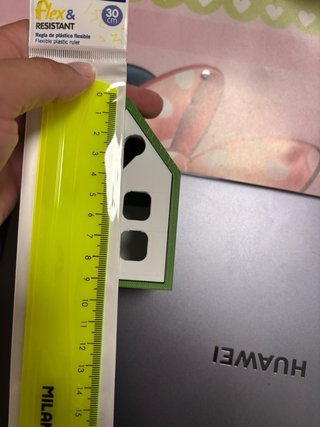 Casitas decorativas de filamento (plastico)