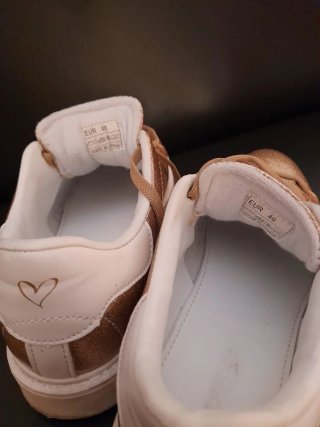 Sneakers Donna Sweet Years Dorate Glitter Taglia 4
