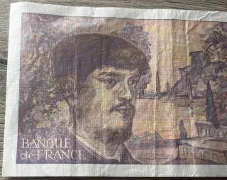 Banconota 20 Franchi Francesi 1989