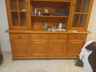 Mueble de salón de madera