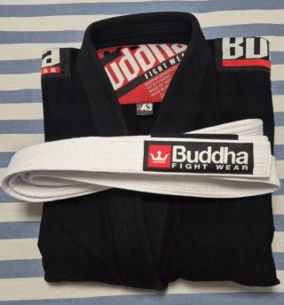 Kimono Buddha BJJ Talla A3 Negro