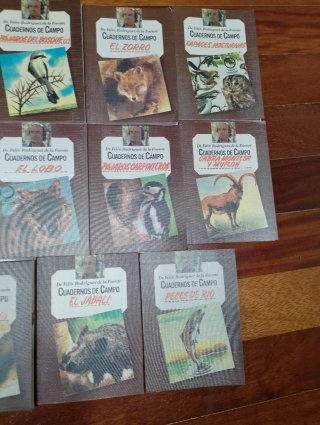 Libros de campo de felix Rodríguez de la fuente