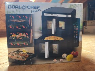 Freidora de aire DUAL CHEF smart