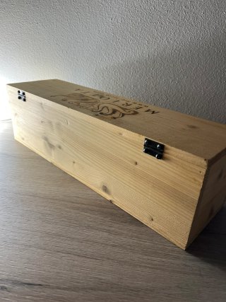 Cofanetto Legno Vino Merlotta