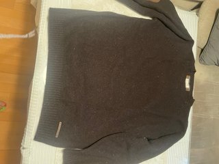 Jersey hombre marrón con parches
