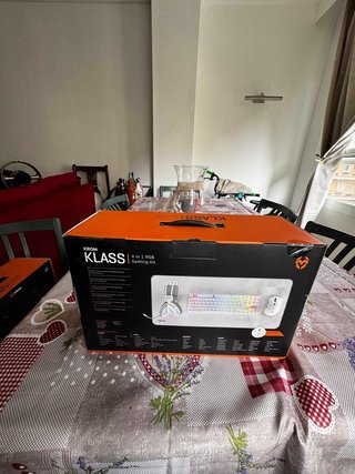 Pack Gaming Krom Klass 4 in 1 RGB - Bianco