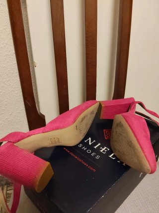 Zapatos tacón fucsia Daniela Shoes