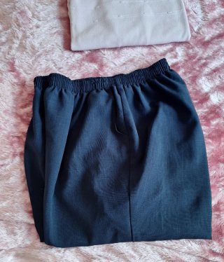 Conjunto señora rosa y azul maarino