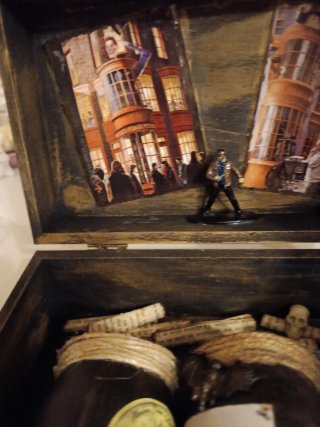 Caja Madera Harry Potter Hecha a Mano