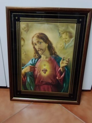 Sagrado Corazón de Jesús enmarcado