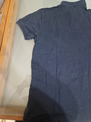 Polo Ralph Lauren M Nero con Logo Arancione