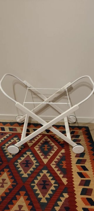 Cuna Moisés Mimbre con Soporte