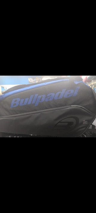 Paletero Bullpadel Negro y Azul