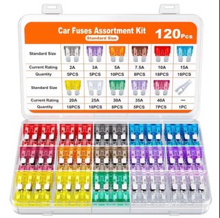 Fusibles Kit 120 Coche Estándar 2A-40A - NUEVOS