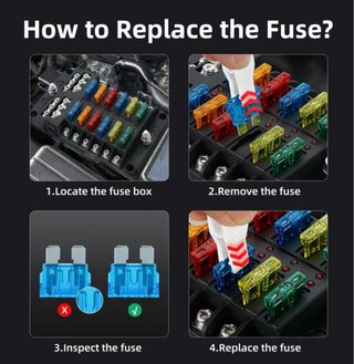 Fusibles Kit 120 Coche Estándar 2A-40A - NUEVOS