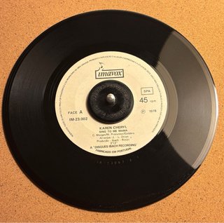 Disco 45 RPM Karen Cheryl - Sing to Me Mama