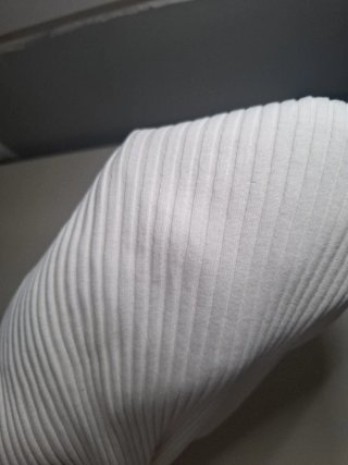 Falda tubo Zara blanca