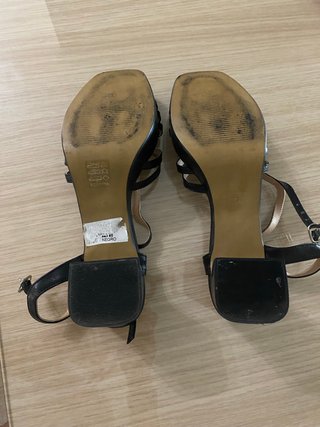 Sandalias Pepe Parra Negras Talla 37