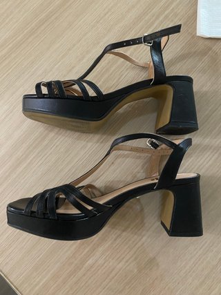 Sandalias Pepe Parra Negras Talla 37