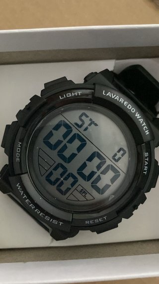 Orologio da polso nero