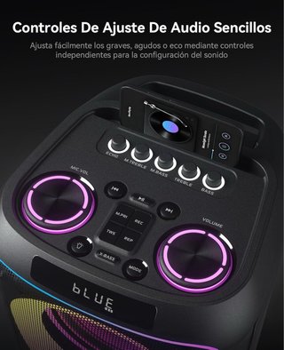 Máquina de karaoke con 2 micrófonos GREEN KEEPER