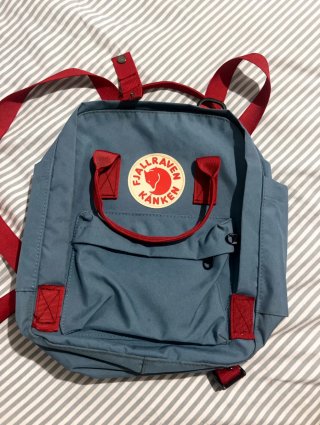 Mochila Fjällräven Kånken Original Azul/Rojo