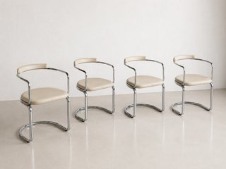 Sillas vintage curvadas 70s