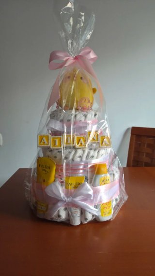 Tarta Pañales Personalizada Bebé