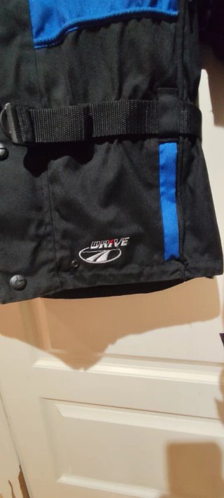 Chaqueta Moto Polo Drive Touring Azul/Negra