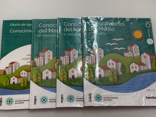 Lote 4 Libros Conocimiento del Medio 6º Primaria