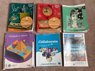 Lote Libros ESO 1 Lengua, Matemáticas, Biología, G